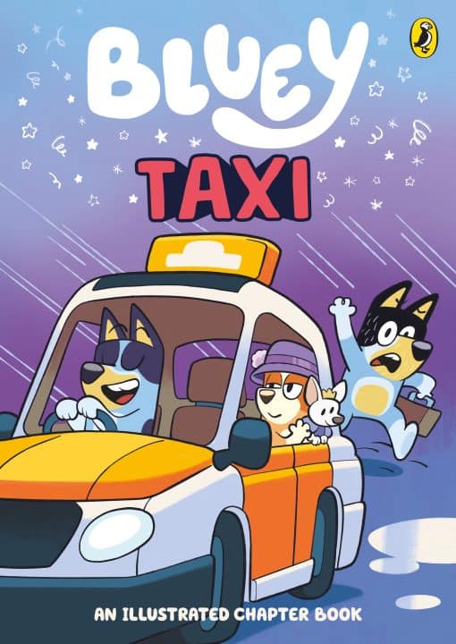 Join Bluey and Bingo as they play a game of taxi in this fun-filled fiction novel!Hugo Borinson is in a huge hurry to get to the airport! Can his taxi driver get him there on time – and in one piece?This hilarious and brilliantly illustrated chapter book is perfect for 6+ readers and Bluey fans."TAXI!"Hop in and join the adventure!Try Bluey: Trains for more chapter book reading fun!Bluey is an Emmy award-winning Australian children's television programme following the adventures of a loveable six-year-old Blue Heeler Puppy, Bluey and her family. It’s currently showing on Disney+, BBC iPlayer and CBeebies in the UK. Bluey enjoys exploring the world and using her imagination to turn everyday life into an amazing adventure. Join Bluey in this fun collection of story, activity and novelty books that celebrate play.