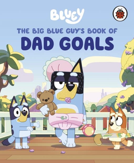 Join the Heeler family in the Big Blue Guy’s guide to being the best dad ever and find out how to be dad goals! This mini hardback is the perfect gift for Father’s Day."Focus on what's important.""But the ultimate dad goal? JUST BEING DAD."Don’t miss these other awesome Bluey books:Bluey: PerfectBluey: Love BlueyBluey: What Would Bluey’s Mum Do?Bluey is an Emmy award-winning Australian children's television programme following the adventures of a loveable six-year-old Blue Heeler Puppy, Bluey and her family. It’s currently showing on Disney+, BBC iPlayer and CBeebies in the UK. Bluey enjoys exploring the world and using her imagination to turn everyday life into an amazing adventure. Join Bluey in this fun collection of story, activity and novelty books that celebrate play.