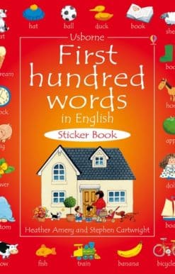 First Hundred Words in English Sticker Book