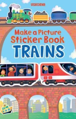 Make a Picture Sticker Book Trains