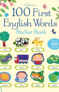 100 First English Words Sticker Book