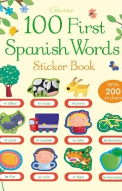 100 First Spanish Words Sticker Book
