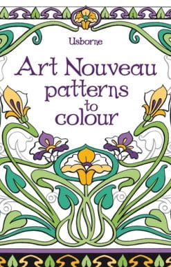 Art Nouveau Patterns to Colour