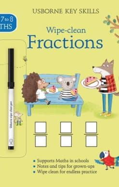Wipe-clean Fractions 7-8