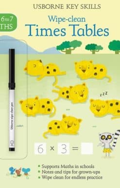 Wipe-clean Times Tables 6-7