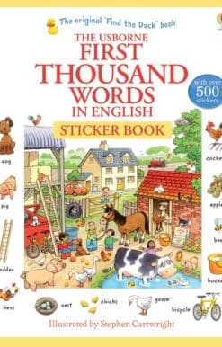 First Thousand Words in English Sticker Book