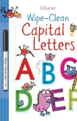 Wipe-Clean Capital Letters