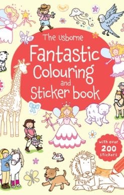 Usborne Fantastic Colouring and Sticker Book