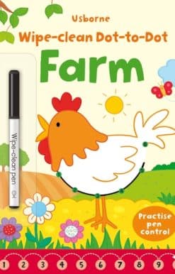 Wipe-clean Dot-to-dot Farm