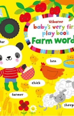 Baby's Very First Play book Farm words