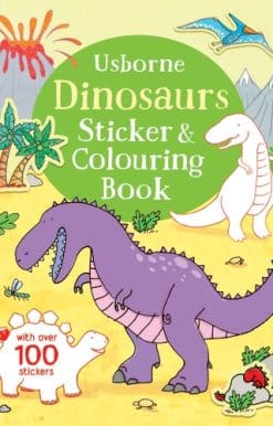 Dinosaurs Sticker and Colouring Book