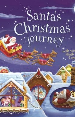 Santa's Christmas Journey with Wind-Up Sleigh