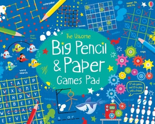 Big Pencil and Paper Games Pad