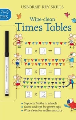 Wipe-clean Times Tables 7-8
