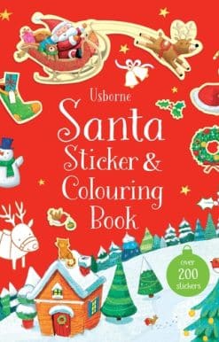 Santa Sticker and Colouring Book