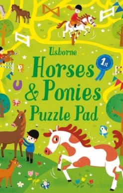 Horses and Ponies Puzzles Pad
