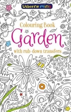 Colouring Book Garden with Rub Downs