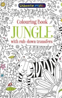 Colouring Book Jungle with Rub Downs