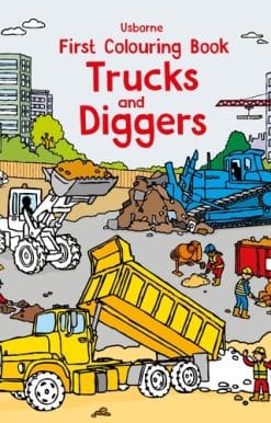 First Colouring Book Trucks and Diggers