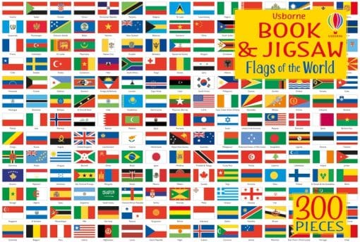 Usborne Book and Jigsaw Flags of the World