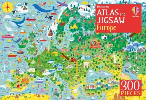 Usborne Atlas and Jigsaw Europe