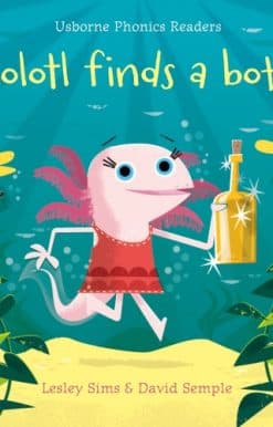 Axolotl finds a bottle