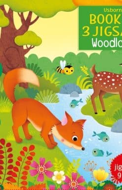 Usborne Book and 3 Jigsaws: Woodland