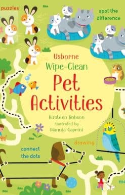 Wipe-Clean Pet Activities