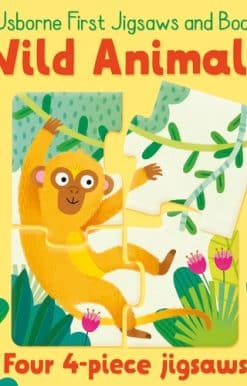 Usborne First Jigsaws and Book: Wild Animals