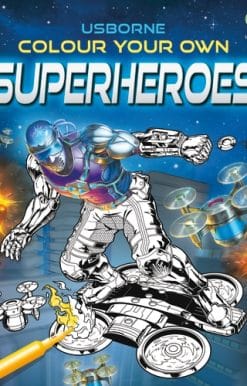 Colour Your Own Superheroes