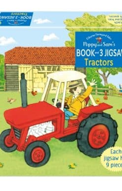 Poppy and Sam's Book and 3 Jigsaws: Tractors