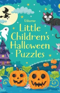 Little Children's Halloween Puzzles: A Halloween Book for Kids