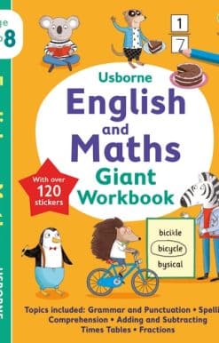 Usborne English and Maths Giant Workbook 7-8