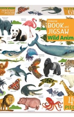 Usborne Book and Jigsaw Wild Animals