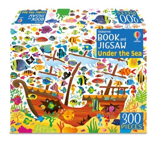 Book and Jigsaw Under the Sea