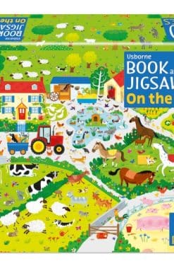 Usborne Book and Jigsaw On the Farm