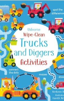 Wipe-Clean Trucks and Diggers Activities