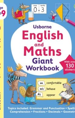 Usborne English and Maths Giant Workbook 8-9